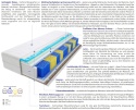 Matratzen Lima Gras Multitaschen Visco Molet 100x215 cm