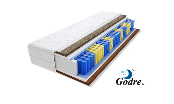 Taschenfederkernmatratzen 100×200 cm hart