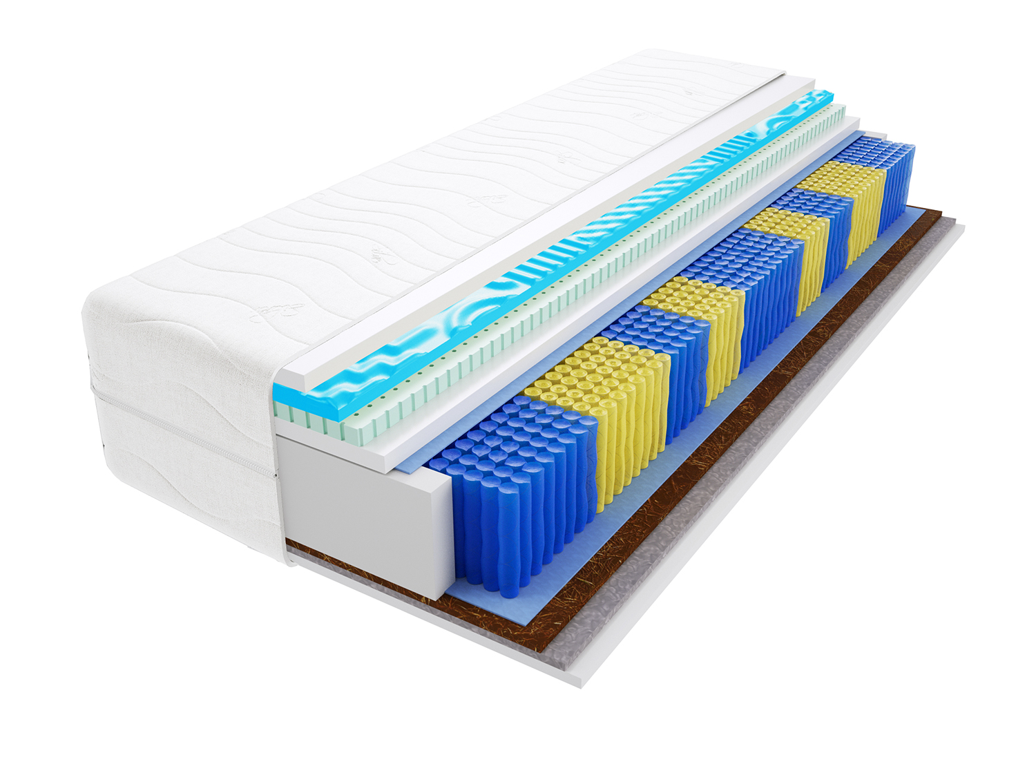 Matratzen Dario Multitaschen Visco Molet 125x170 cm