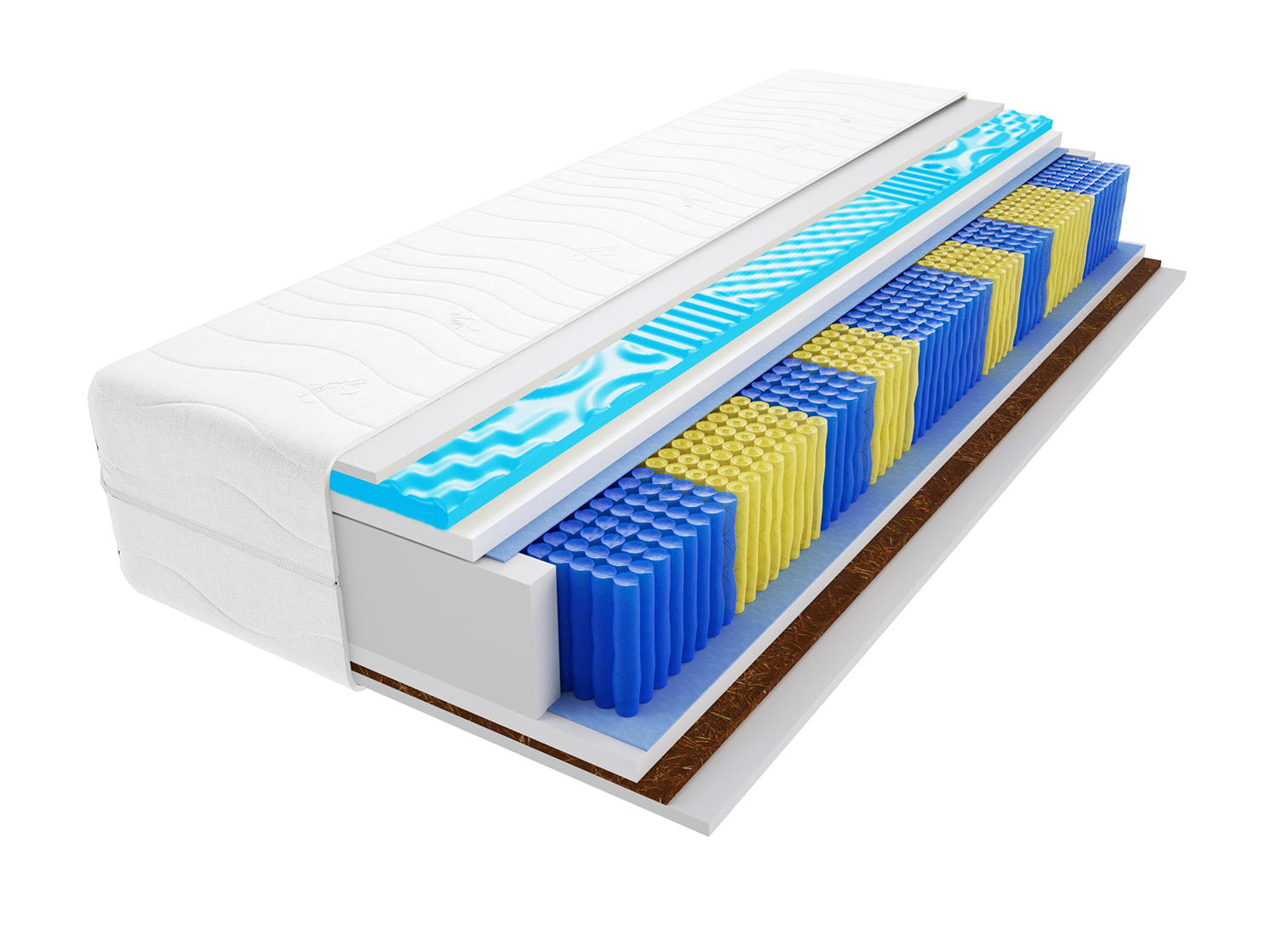 Matratzen Havana Multitaschen Visco Molet 125x170 cm