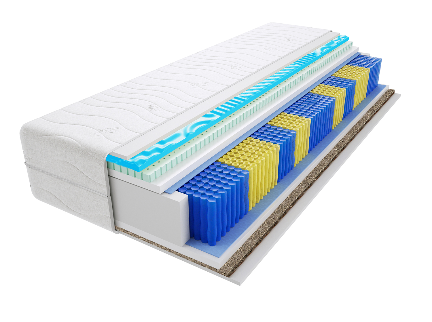 Matratze Lima Gras Multitaschen Visco Molet